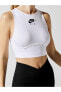 Фото #4 товара Sportswear Air Crop Kadın Beyaz Atlet