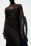 Фото #4 товара Платье миди из 100% льна — zw collection ZARA