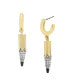 ფოტო #1 პროდუქტის Faux Stone Pencil Charm Huggie Earrings