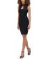 Фото #1 товара Women's Sleeveless High-Neck Bandage Bodycon Dress