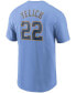 Фото #2 товара Men's Christian Yelich Light Blue Milwaukee Brewers Name Number T-shirt