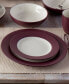 Colorwave Rim Dinner Plates, Set of 4