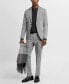 ფოტო #6 პროდუქტის Men's Stretch Fabric Super Slim-Fit Suit Pants