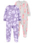 Baby 2-Pack Fleece Footie Pajamas 12M