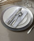 Фото #5 товара Round Charger Plate 12 Piece Dinnerware Set, Service for 12