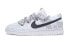 Фото #2 товара Кроссовки Nike Dunk Low ГС бело-серо-голубые DH9765-100