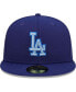 Men's Royal Los Angeles Dodgers Monochrome Camo 59FIFTY Fitted Hat