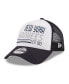 Фото #1 товара Men's White/Navy New York Yankees Stacked A-Frame Trucker 9Forty Adjustable Hat