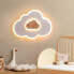 Фото #2 товара Светильник потолочный облака FANLG LED, Дерево, Dimmable, 3000 К - 6000 К, 40 см 20 Вт, Современные светодиодные потолочные светильники для детской комнаты, детской, спальни, гостиной [Класс энергии A+]