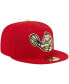 Фото #3 товара Men's Red Binghamton Rumble Ponies Theme Nights Southern Tier Shortcakes 59FIFTY Fitted Hat