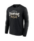 Фото #3 товара Men's Black Vegas Golden Knights 2023 Stanley Cup Champions Banner Long Sleeve T-shirt