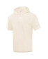Men's Cream Seattle Mariners Neutral Short Sleeve Hoodie T-shirt