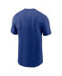 Фото #3 товара Men's Royal Texas Rangers Cooperstown Collection Team Logo T-Shirt