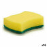 Scourer Yellow Green Synthetic fibre 10 x 3 x 7,5 cm (96 Units)