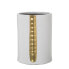 Vase Alexandra House Living White Golden Ceramic 17 x 17 x 23 cm