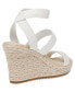 Фото #7 товара Women's Wonder Elastic Strap Wedge Sandals