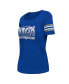 Women's Royal Los Angeles Dodgers Team Stripe T-shirt