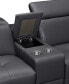 CLOSEOUT! Haigan 6-Pc. Leather "L" Shape Sectional Sofa with 3 Power Recliners, Created for Macy's