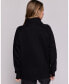 ფოტო #3 პროდუქტის Effortless Fleece Oversized Jacket For Women