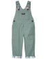 Toddler Plaid Lined Lightweight Canvas Overalls 2T