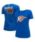 ფოტო #2 პროდუქტის Women's Blue Oklahoma City Thunder 2022/23 City Edition V-Neck T-shirt