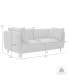 Serenity 79" Polyester with Metal Legs Sofa - фото #7