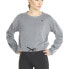 Puma Train French Terry Crew Neck Long Sleeve Sweatshirt Womens Grey 522612-03