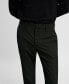 ფოტო #5 პროდუქტის Men's Stretch Fabric Super Slim-Fit Suit Pants