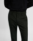 Men's Stretch Fabric Super Slim-Fit Suit Pants