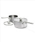 Фото #1 товара Mira Tri-Ply Stainless Steel 4 Piece Saucepan Set