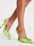 Фото #1 товара Туфли ASOS DESIGN Poppy Heels Lime