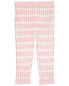 Baby Striped Ribbed Sweater Knit Leggings 18M