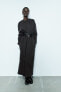 Фото #1 товара Платье interlock из ткани с эффектом потертости ZARA