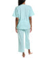 N Natori Imperial Geo Pajama Pant Set Women's Blue Xl