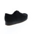 Фото #8 товара Clarks Wallabee 26155519 Mens Black Suede Lace Up Oxfords Casual Shoes