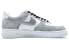 【定制球鞋】 Nike Air Force 1 Low 07 空军一号 星球系列 月球 手绘喷绘 泼墨 做旧 低帮 板鞋 男款 黑白灰 / Кроссовки Nike Air Force CW2288-111 44.5 - фото #3