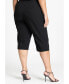 Фото #3 товара Plus Size Pintuck Stretch Capri