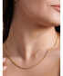 ფოტო #3 პროდუქტის 14K Gold Box Round 2mm Chain Necklace, 18", approx. 4.0grams