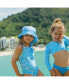 ფოტო #2 პროდუქტის Santorini Blue Ruffle Shoulder Swimsuit