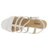 Фото #4 товара VANELi Laxy Ankle Strap Womens White Casual Sandals 310172