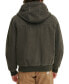 ფოტო #2 პროდუქტის Men's Workwear Hoodie Bomber Jacket with Quilted Lining