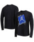 ფოტო #4 პროდუქტის Men's Black Dallas Mavericks Courtside Max 90 Vintage-Like Wash Statement Edition Long Sleeve T-shirt