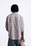 Faded check shirt