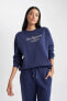 Relax Fit Bisiklet Yaka Kalın Sweatshirt A5039ax23wn