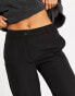 ONLY straight leg tailored trousers in black