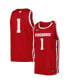 Фото #1 товара Men's Red Wisconsin Badgers Replica Basketball Jersey