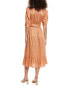 Фото #2 товара Sandro Puff Sleeve Wrap Dress Women's