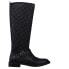 BRONX Mill Ford Quilted Pull On Womens Black Casual Boots 13961-001