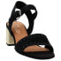 Фото #4 товара TOMS Rosa Block Heels Womens Black Casual Sandals 10011697