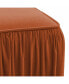 Morgan Pleated Ottoman